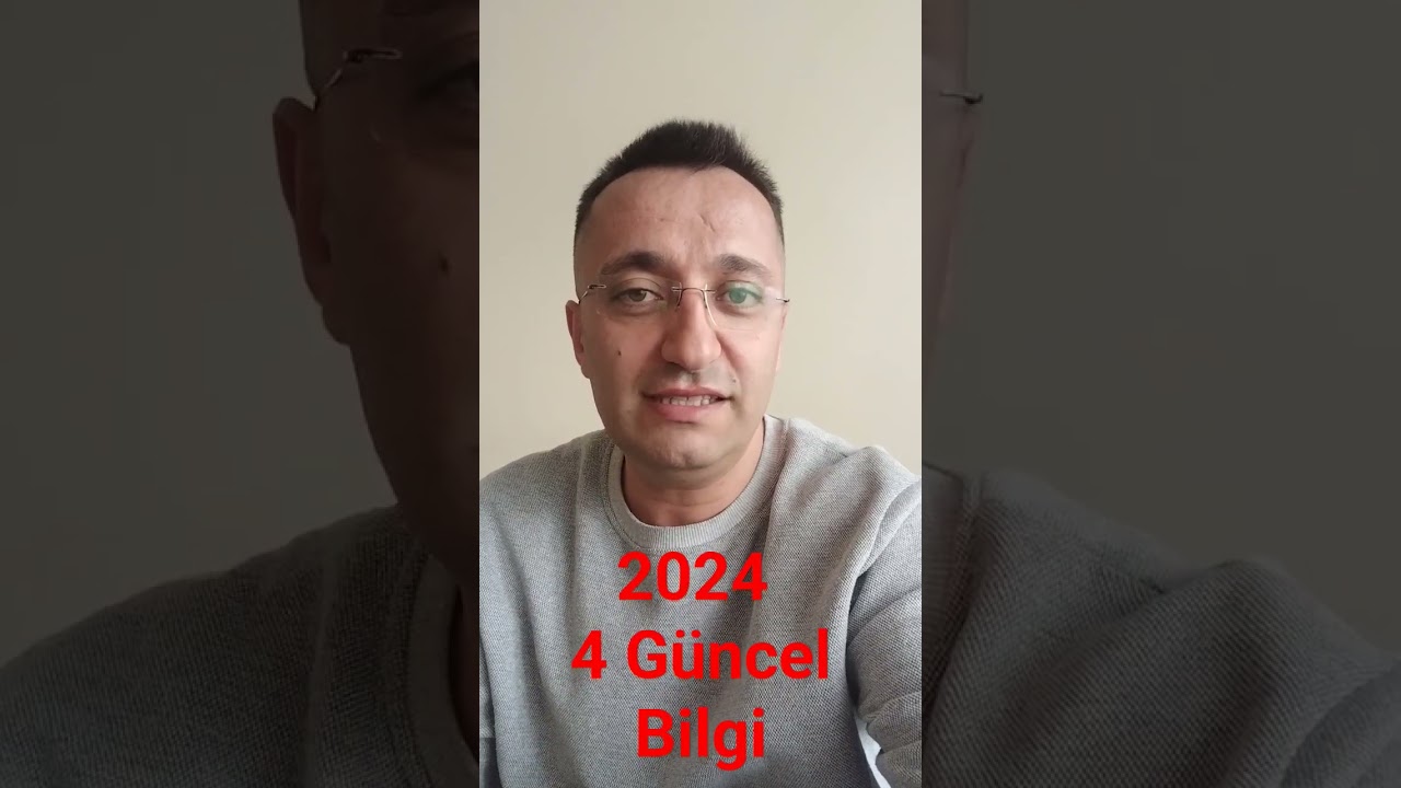 2024 Kpss i&ccedil;in 4 G&uuml;ncel Bilgi