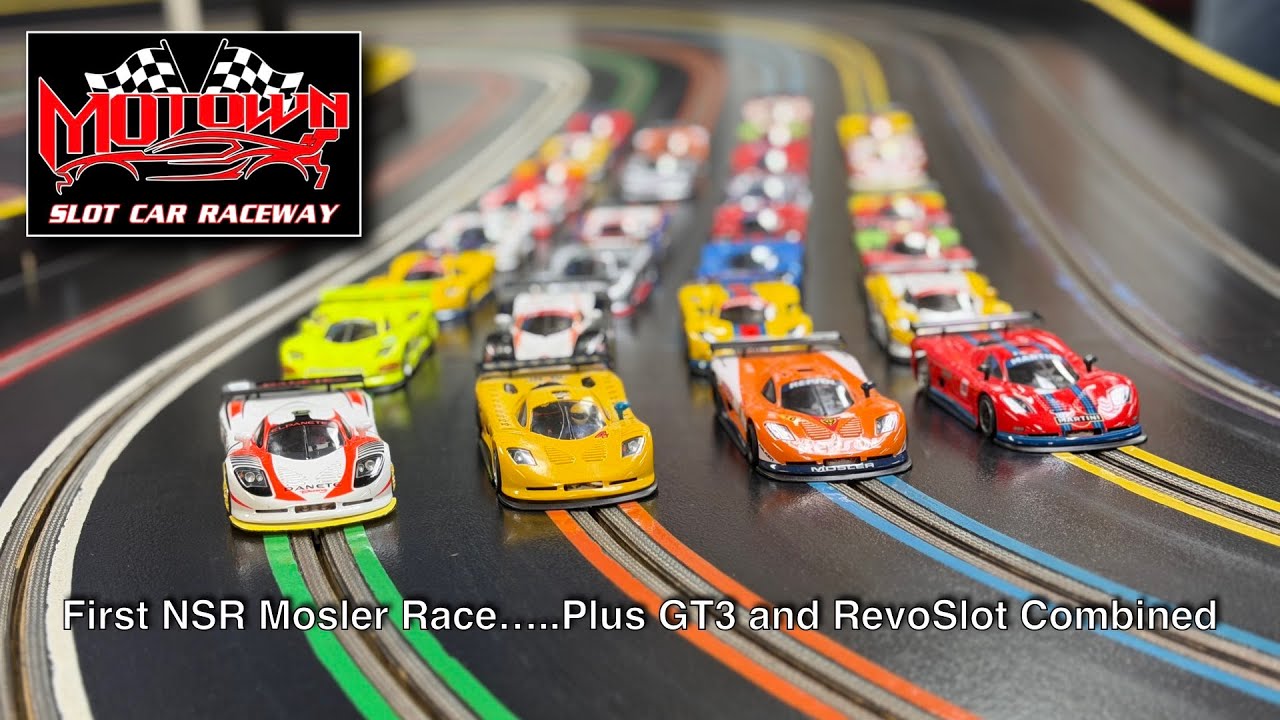 Первая гонка Mosler на Motown Raceway... Плюс GT3 и Revoslot