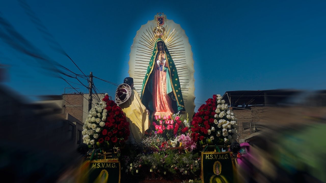 PROCESION DE LA SANTISIMA VIRGEN DE GUADALUPE DE SAN JUAN DE MIRAFLORES 11/12/16