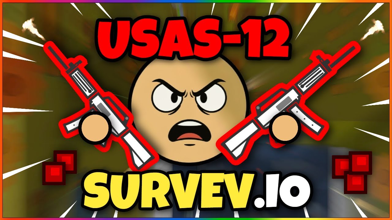 TRIPLE USAS-12 IN SURVIV.IO WOODS!? | SURVEV.IO