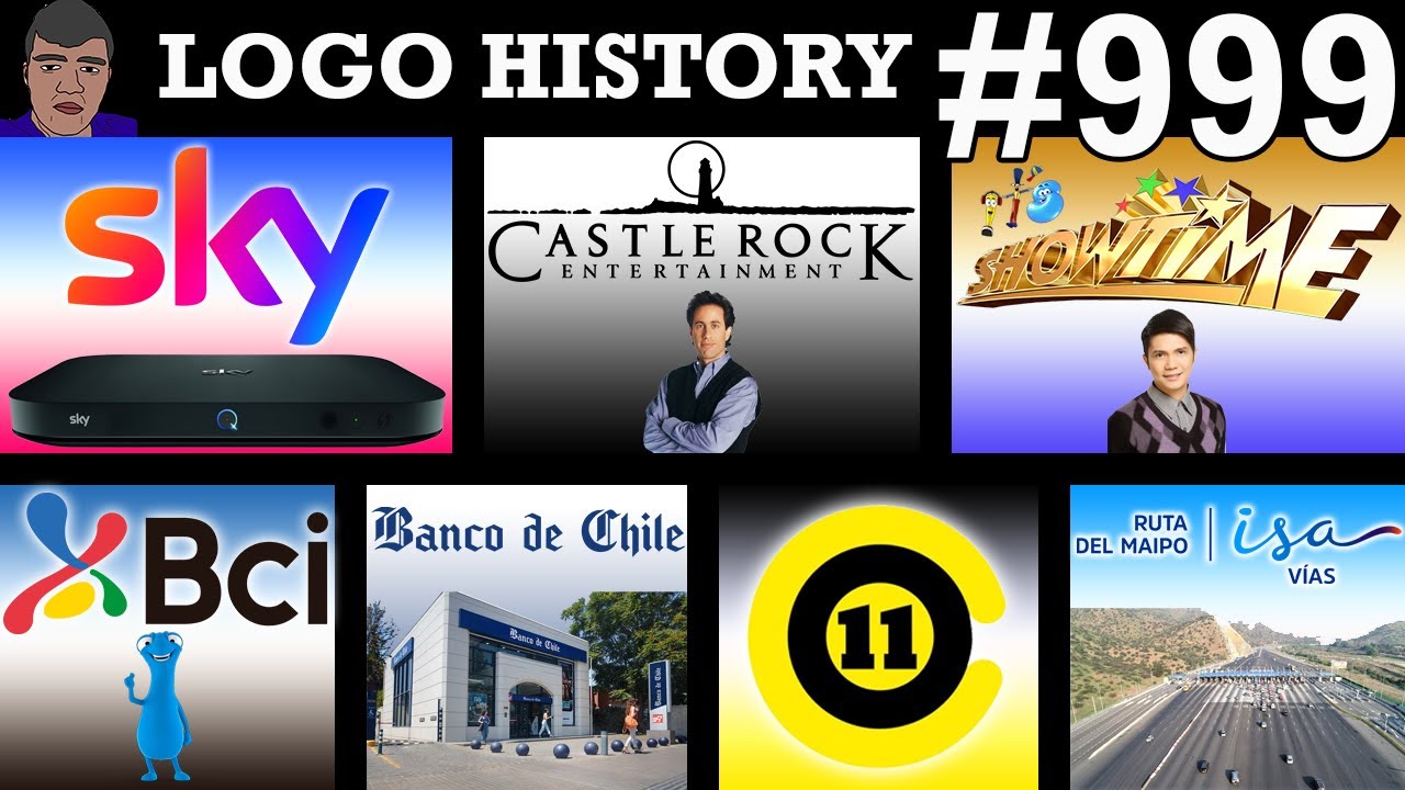 LOGO HISTORY #999 - Sky Group, It's Showtime, Banco de Chile, Castle Rock Entertainment & More...