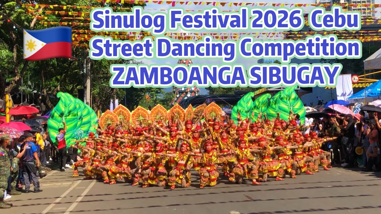 Sinulog Festival 2026 ZAMBOANGA CITY SIBUGAY Street Dance Parade & Festival Costume Cebu City