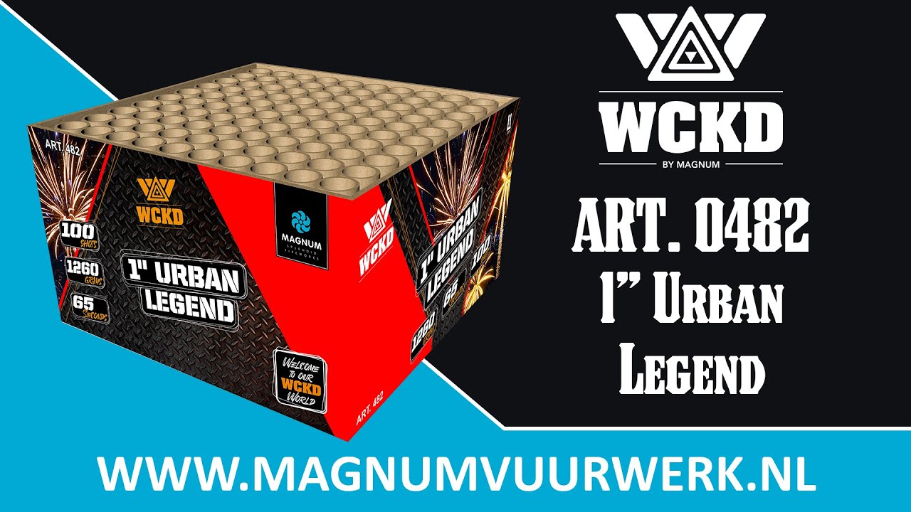 Art. 0482 Urban Legend WCKD Magnum Vuurwerk