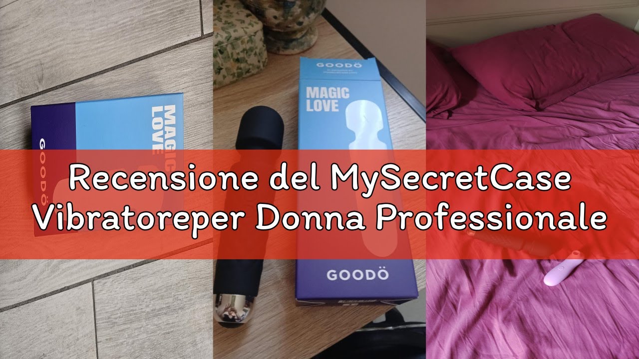Recensione del MySecretCase Vibratoreper Donna Professionale - Massaggiatore Magic Wand per Donne, V