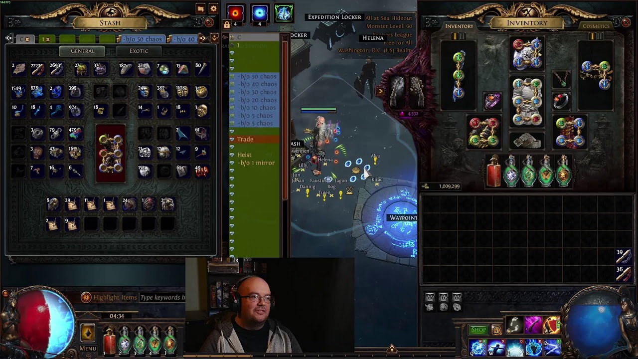 KeepersSC - New KB Hiero - Getting to Maps and getting geared!