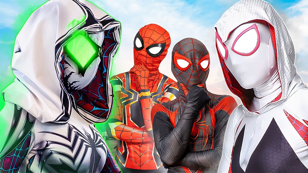 TEAM SPIDER-MAN IN REAL LIFE | Who Is The Real Spider-Girl (LIVE ACTION)