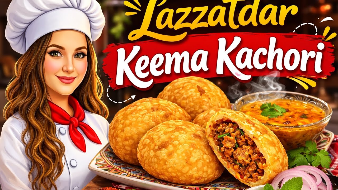 Lazzatdar Keema Kachori Recipe | Crispy Street Style Kachori at Home