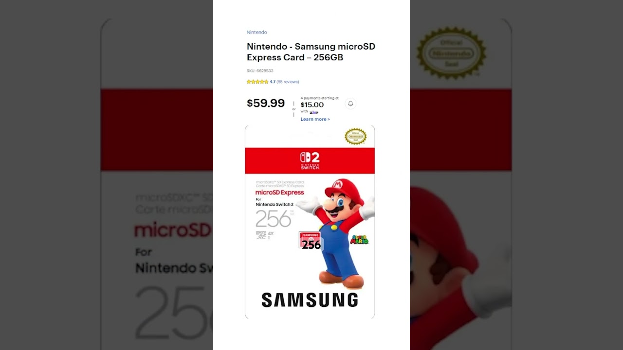 Nintendo Switch 2 expanded storage - A MUST have for switch 2 owners 