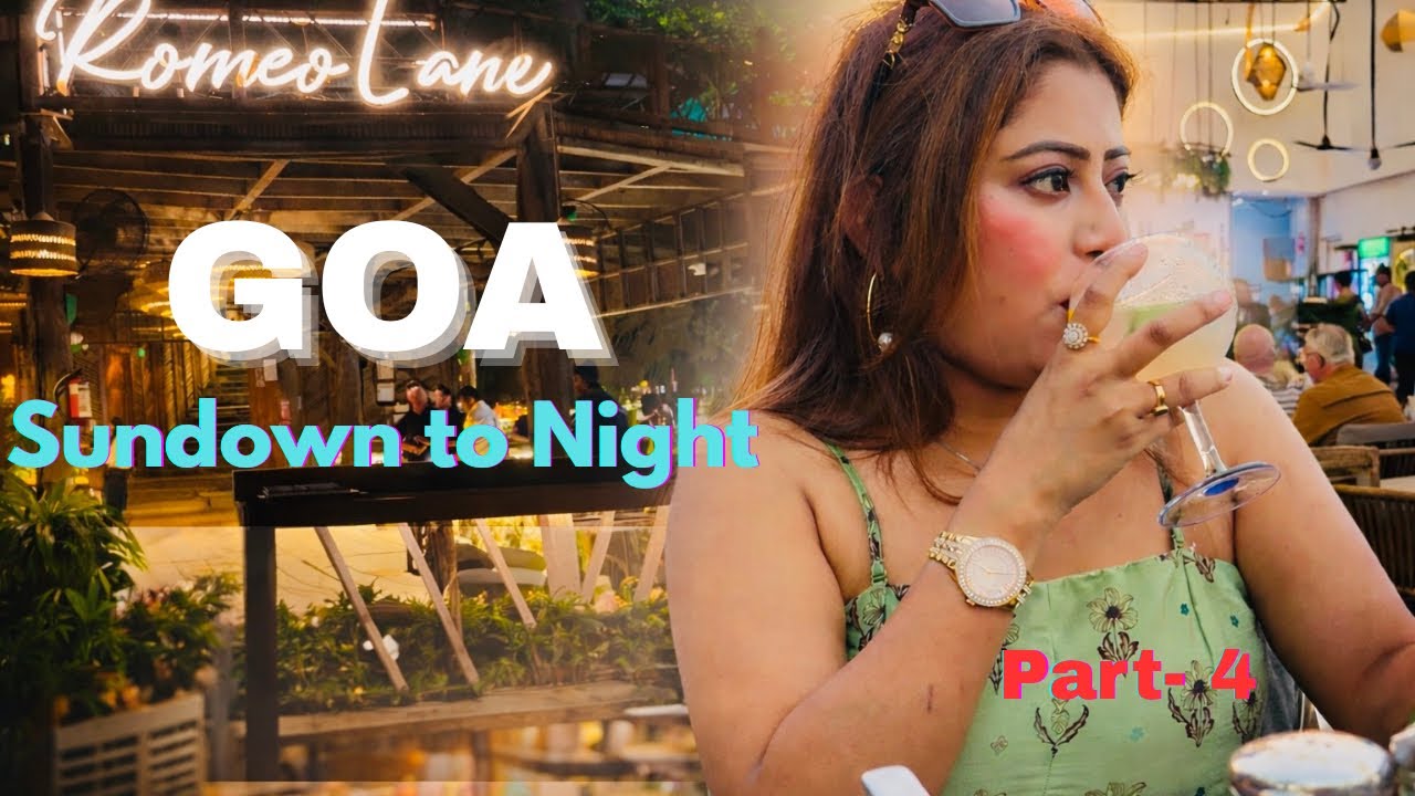 Romeo Lane Vagator Sunset Experience 🌅 | North Goa Nightlife | Bengali Travel Vlog