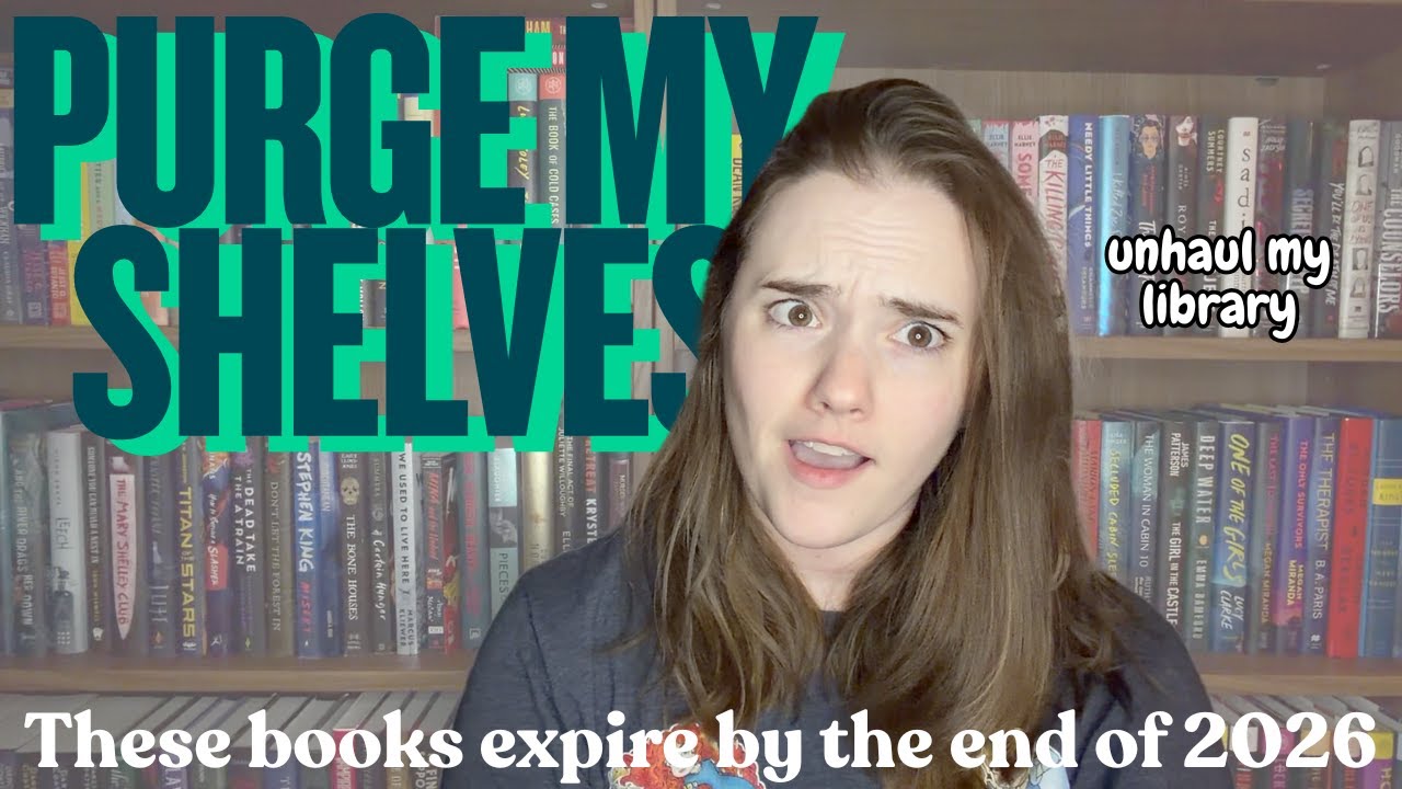 Purging my Library... These books expire by the end of 2026 || Let's purge my shelves!!!