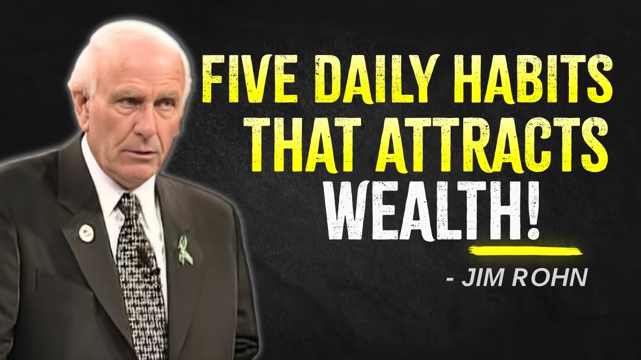 5 HABITS THAT ATTRACT WEALTH | Jim Rohn Motivation