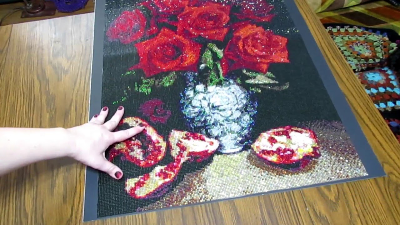 🌹Framing My Gorgeous Crystalline Red Roses🌹