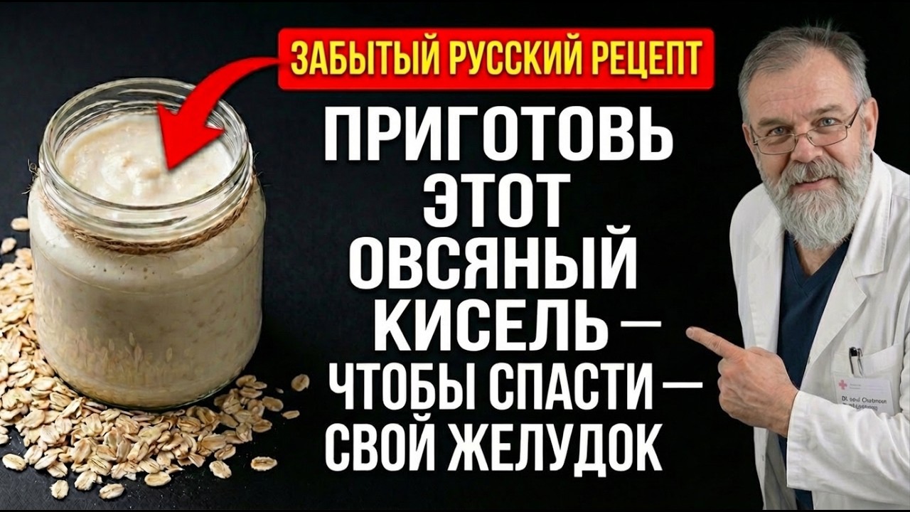 Овсяный кисель Изотова: Забытый рецепт, который заживляет желудок и чистит печень