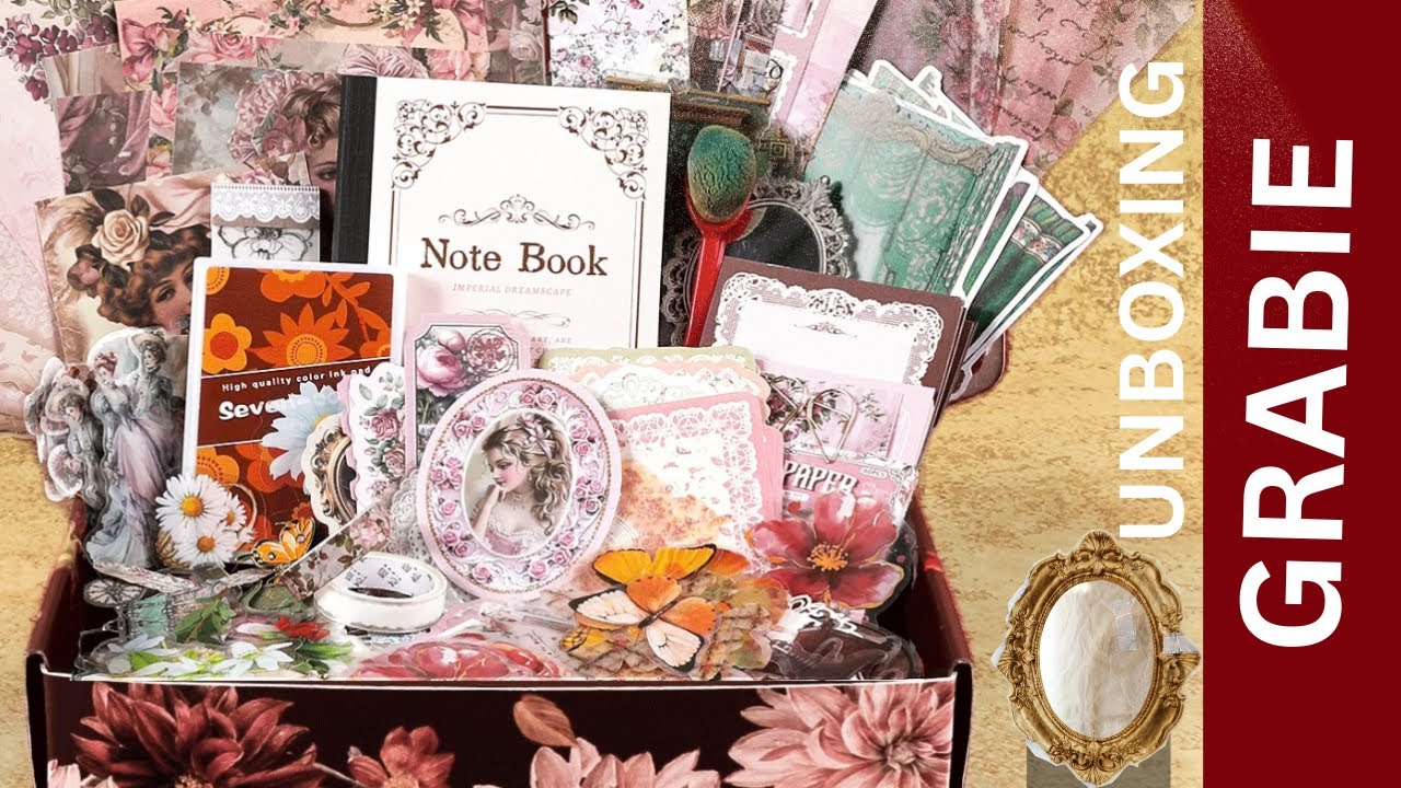 UNBOXING My Favorite GRABIE SCRAPBOOK CLUB BOX #grabie #journal #scrapbooking
