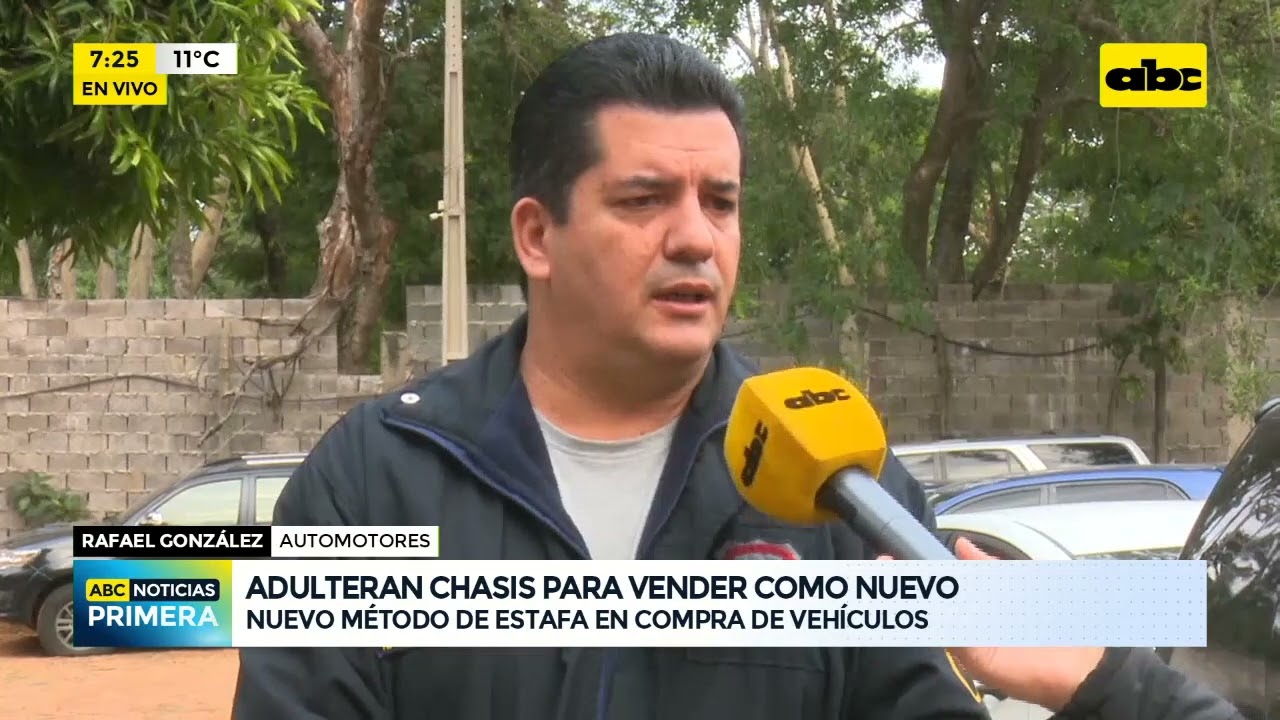 Nuevo método de estafa en compra de vehículos, adulteran chasis para vender como nuevo