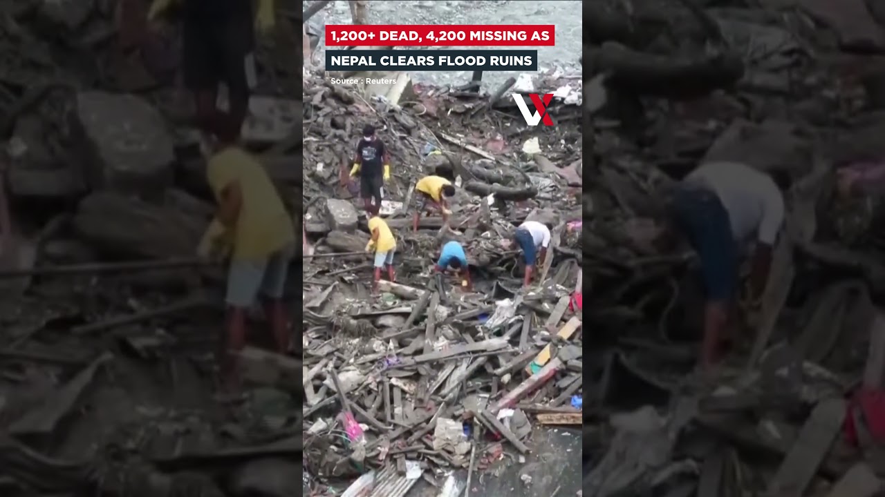 Nepal Begins Clearing Ruins After Catastrophic Flood | Over 1,200 Dead, 4,200 Still Missing | VERTEX