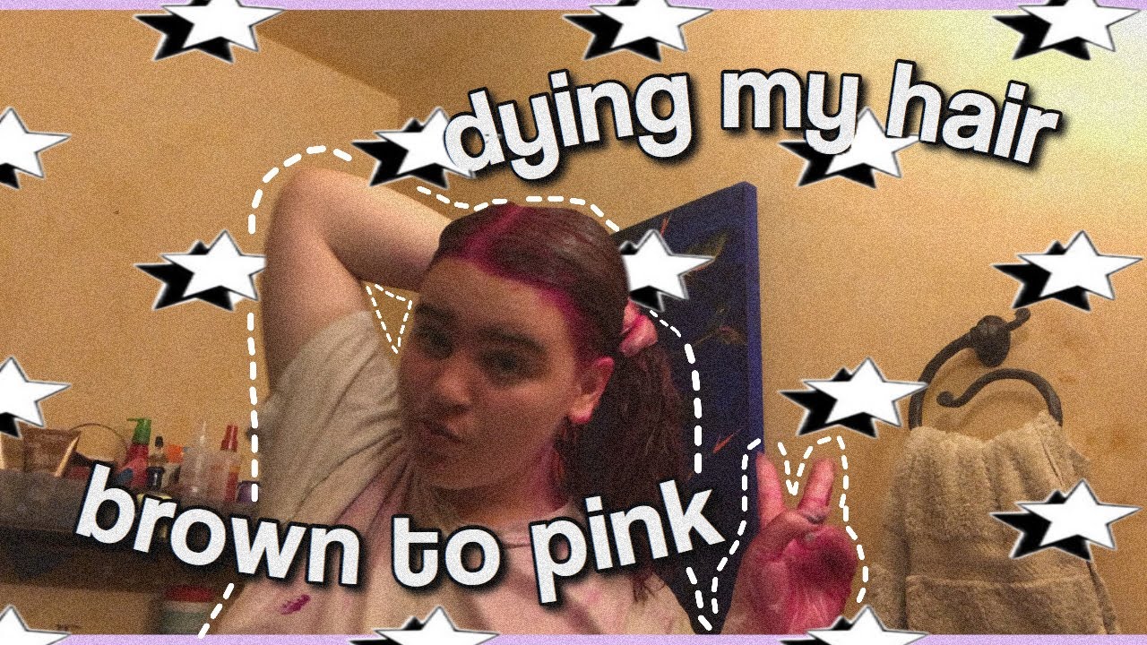 dying my hair pink (brad mondo help me)