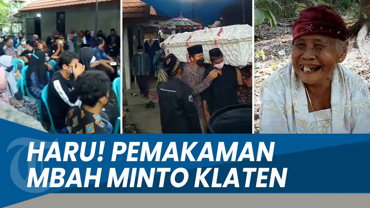 TANGIS PILU Iringi Pemakaman Mbah Minto di Klaten