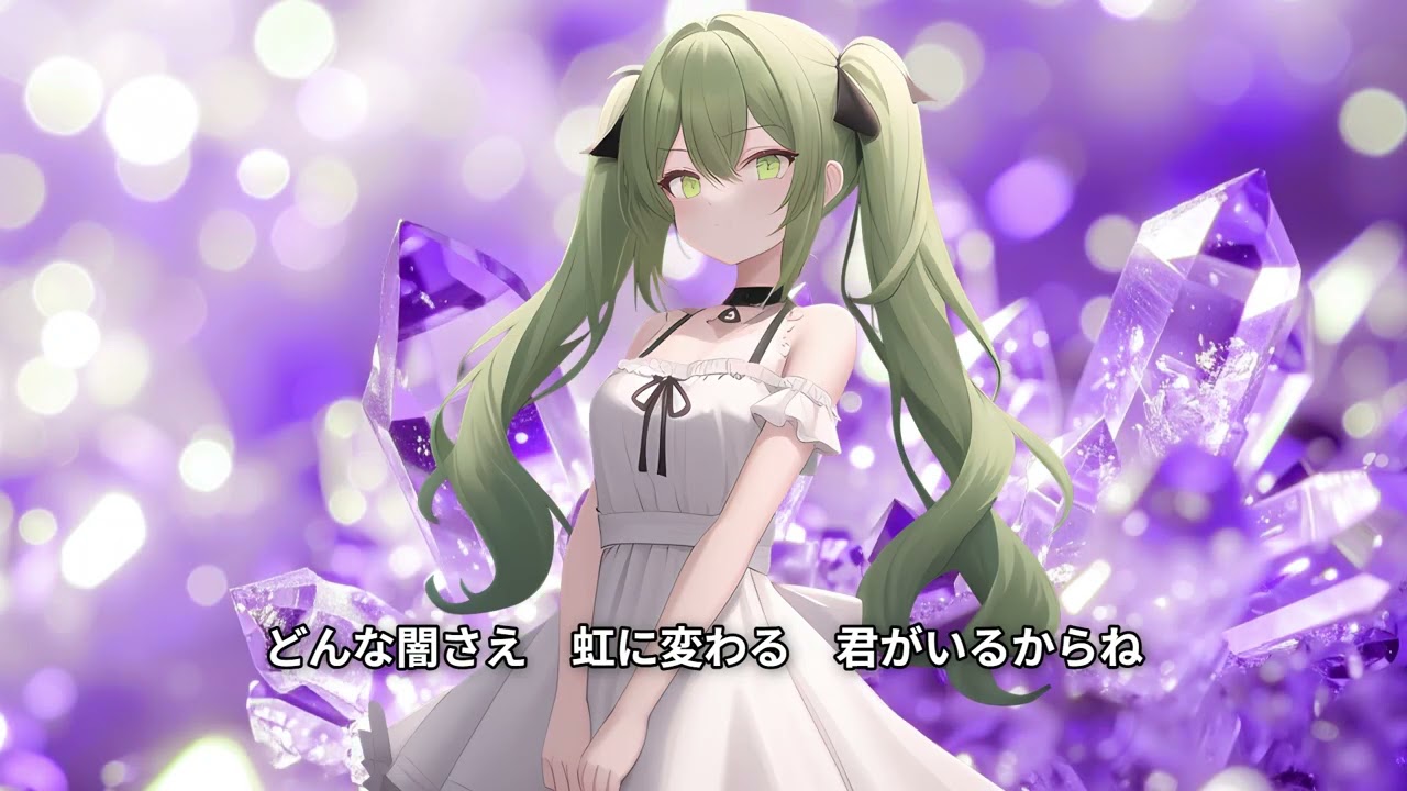 【Suno AI v4.5+】　水晶みたいに/ 素野　愛  #Stable Diffusion