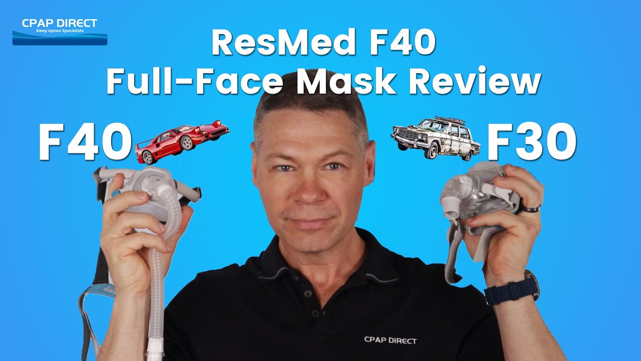 ResMed AirFit F40 Full Face Mask Review. Better than the F30?