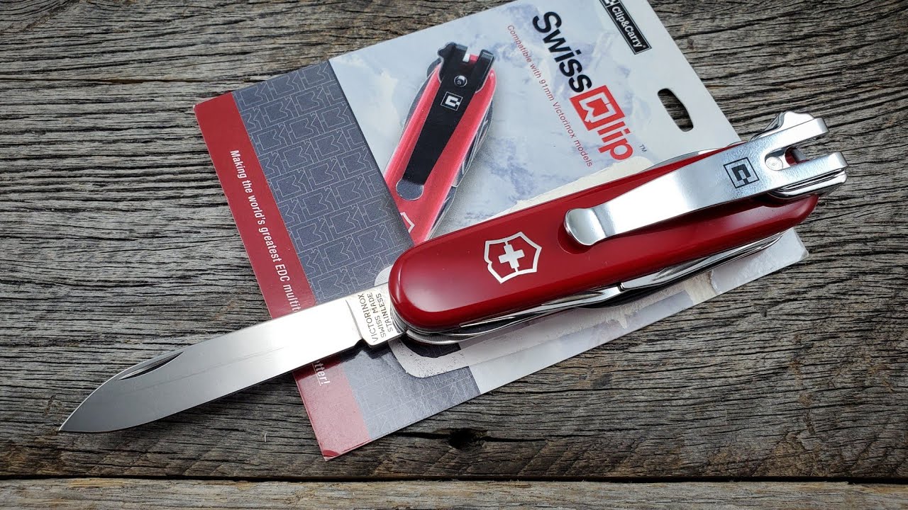 SwissQlip - Swiss Army Knife Pocketclip