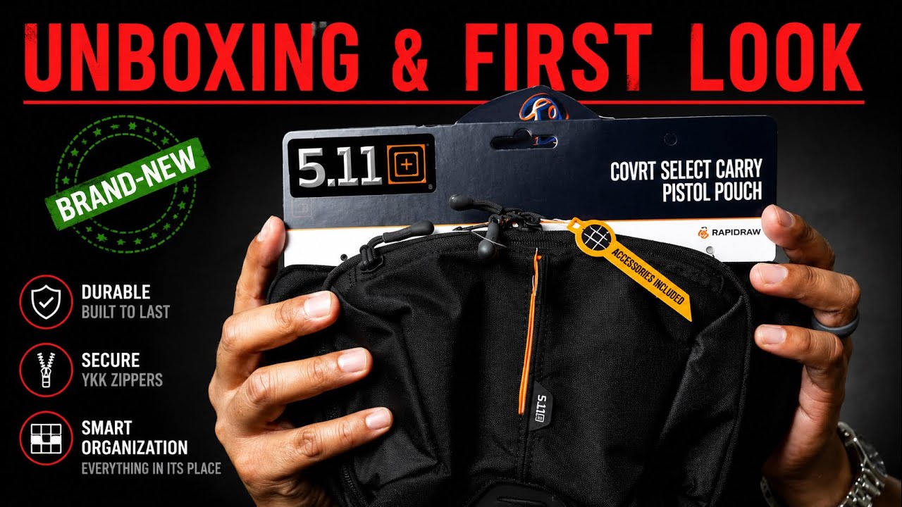 Подсумок для пистолета 5.11 Tactical COVRT | Распаковка и первые впечатления