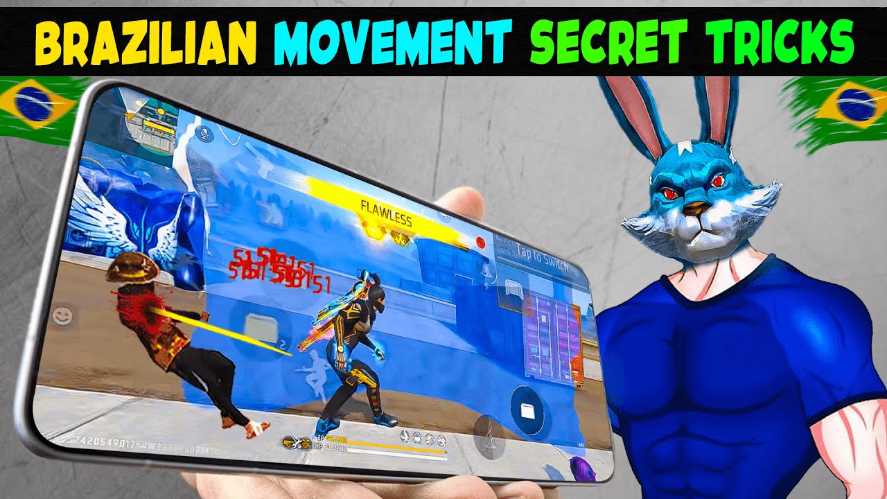 How To Increase MOVEMENT SPEED + ACCURACY🎯 LIKE BRAZILIAN PLAYERS🇧🇷 In FREE FIRE🔥PRO TIPS AND TRICKS