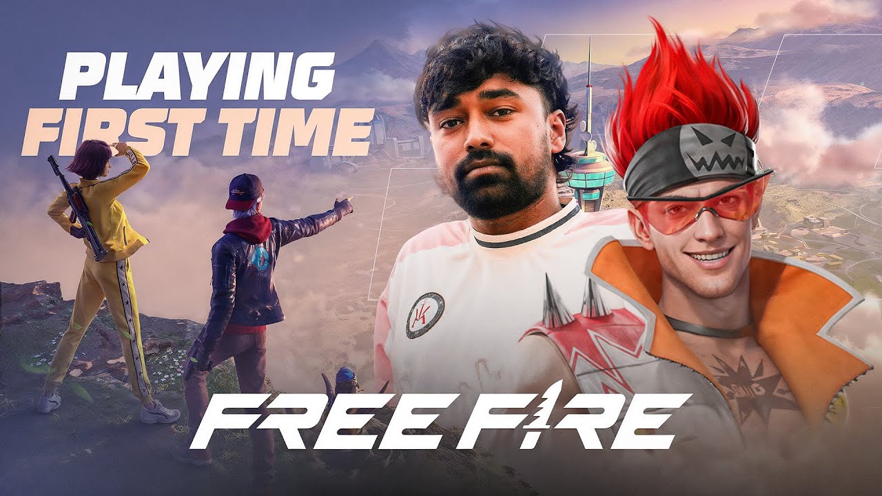 BGMI Pro Player Trying Free Fire For The First Time 😂😂😂😂😂