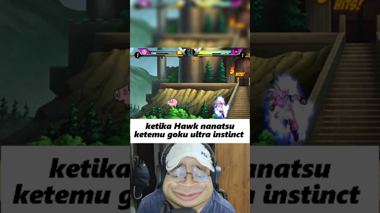 Hawk Nanatsu vs Goku Ultra Instinct,, no coment 🗿 #funnyshorts #games #putra #mugenchar