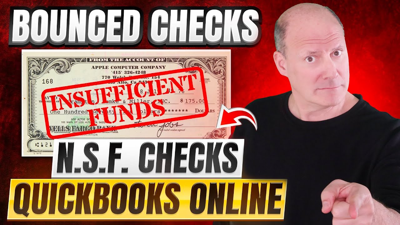 Как обрабатывать возвращенные чеки в QuickBooks Online