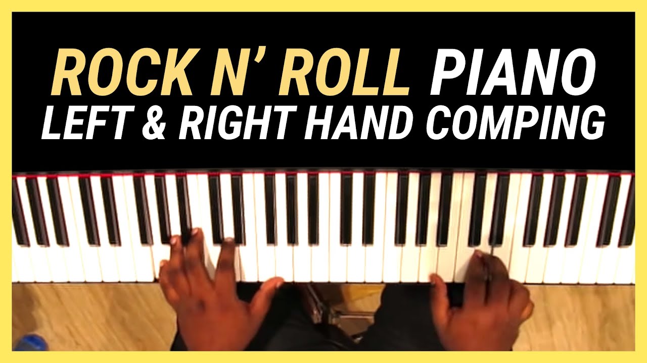 Rock 'N' Roll Piano Tutorial - Left & Right Hand Comping