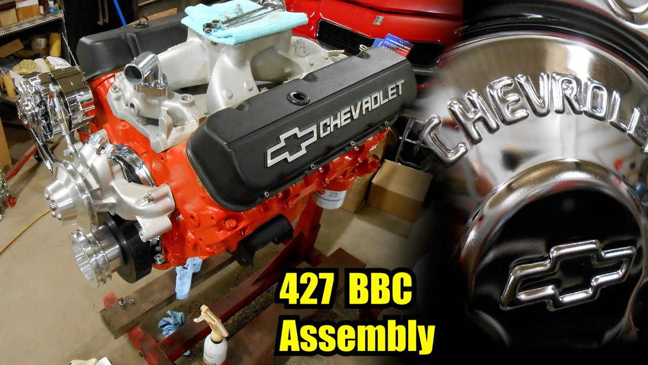 427 BBC Assembly | Oil Pan | Intake | Water Pump & More