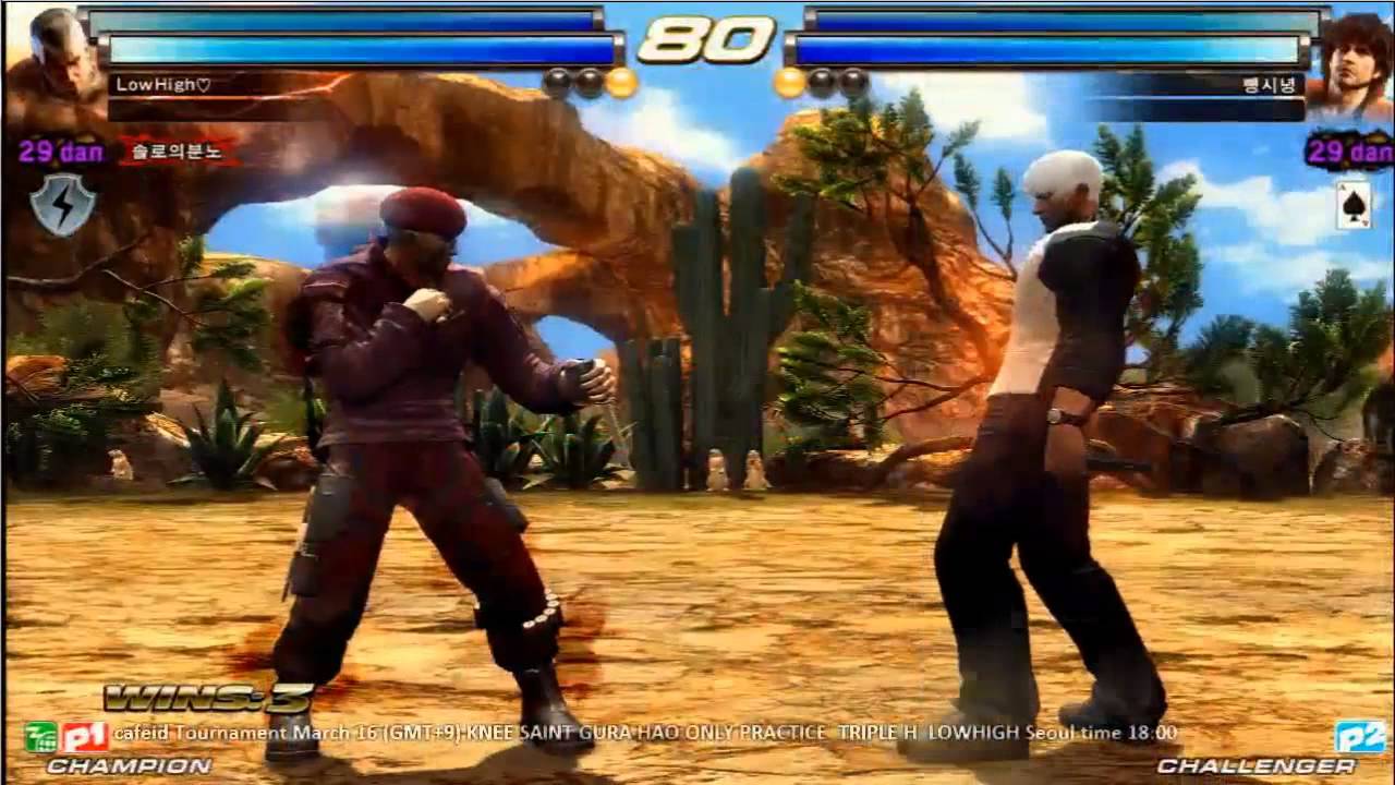 Tekken Tag 2 Unlimited LowHigh (Bryan/Law) vs 뺑시녕 (Miguel/Bob)