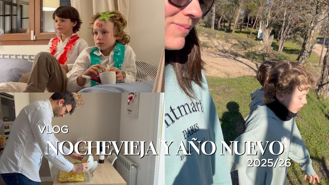 Mi Nochevieja: Risas, un control inesperado y mi reflexión más sincera 🍇🚓❤️ | Vlog Fin de Año 2025