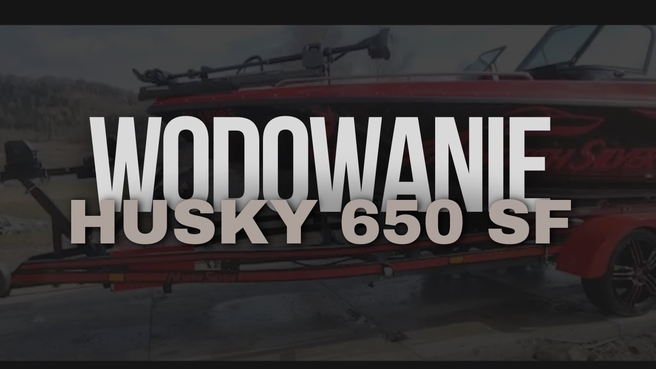 Wodowanie łodzi Northsilver Husky 650 SF na płozorolkach | Northsilver Polska