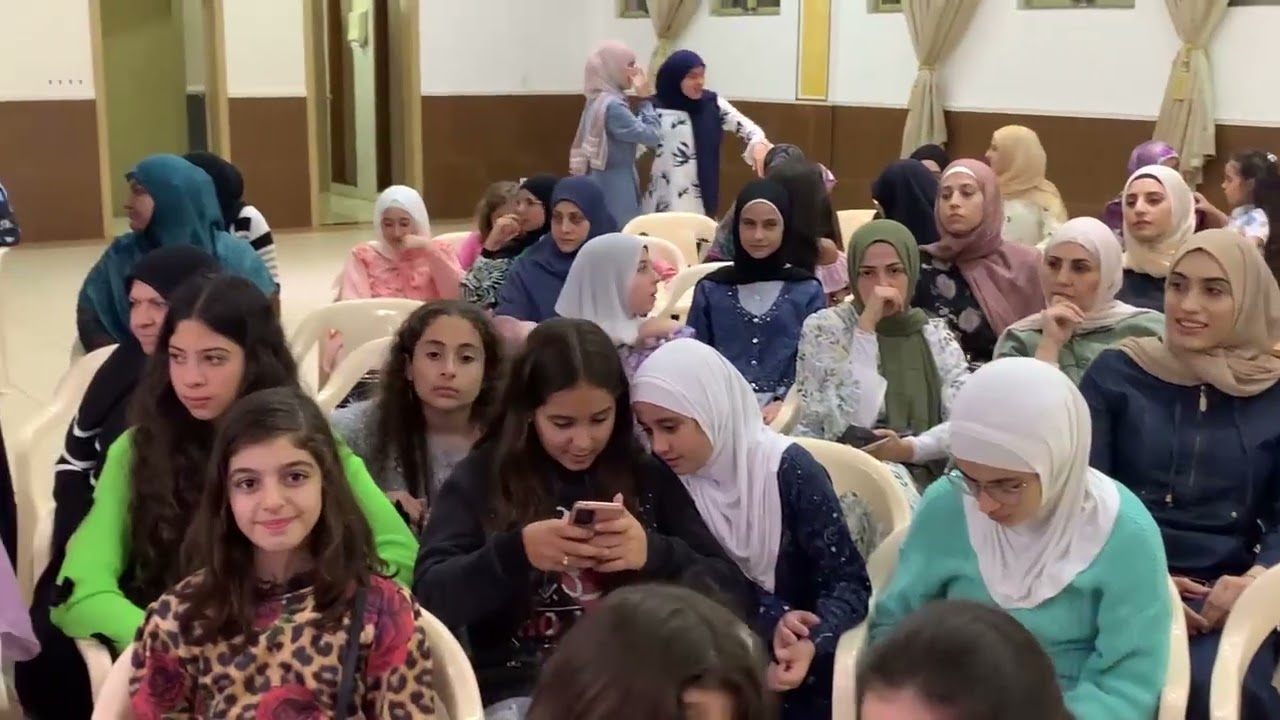 مشاهد من حفل تكليف الفتيات اللواتي بلغن سن التكليف الشرعي
