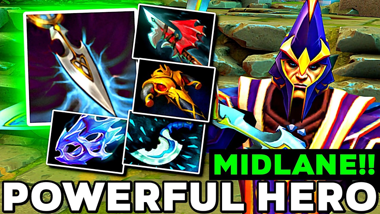 Midlane SILENCER Powerful Hero Delete All Enemies Brain Drain Op Immortal Ranked - Dota 2