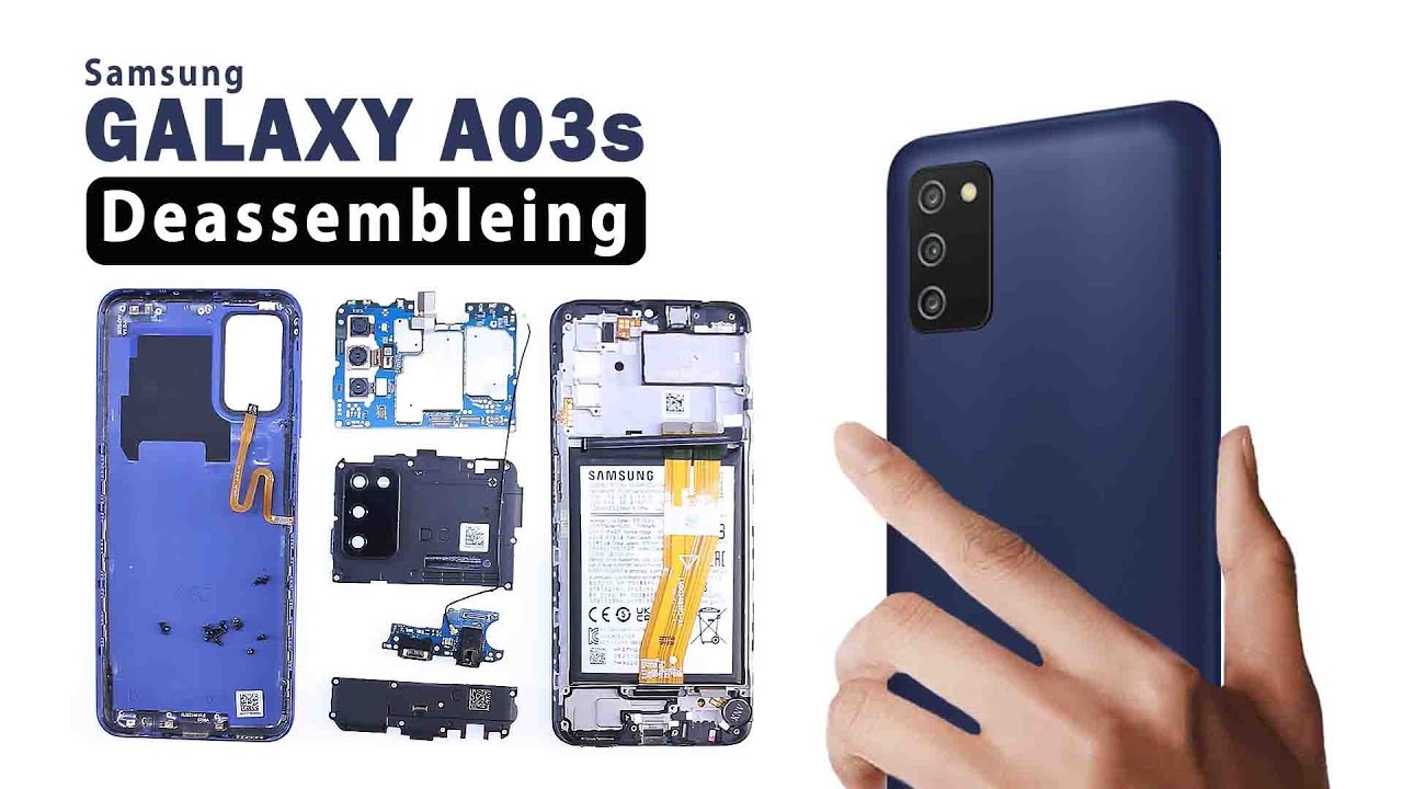 Samsung Galaxy A03s Disassembly (Screen replacement)