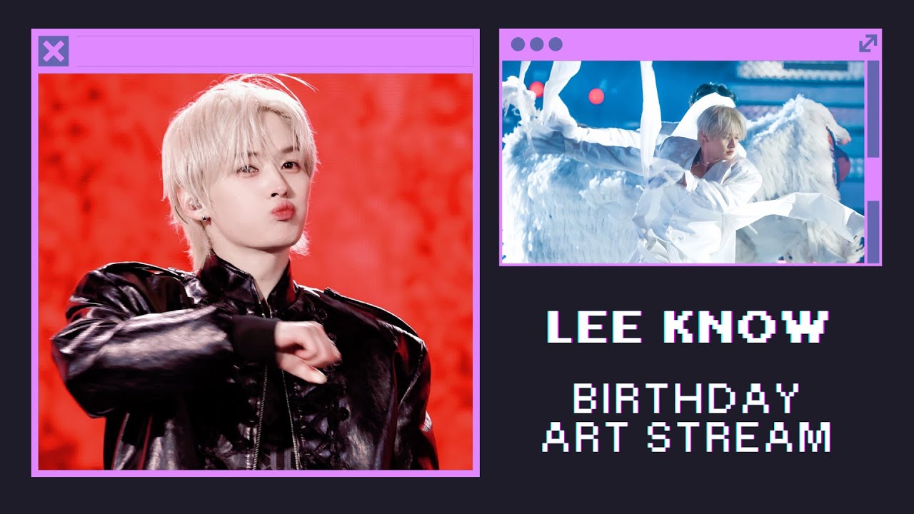 Lee Know Birthday Art Stream!