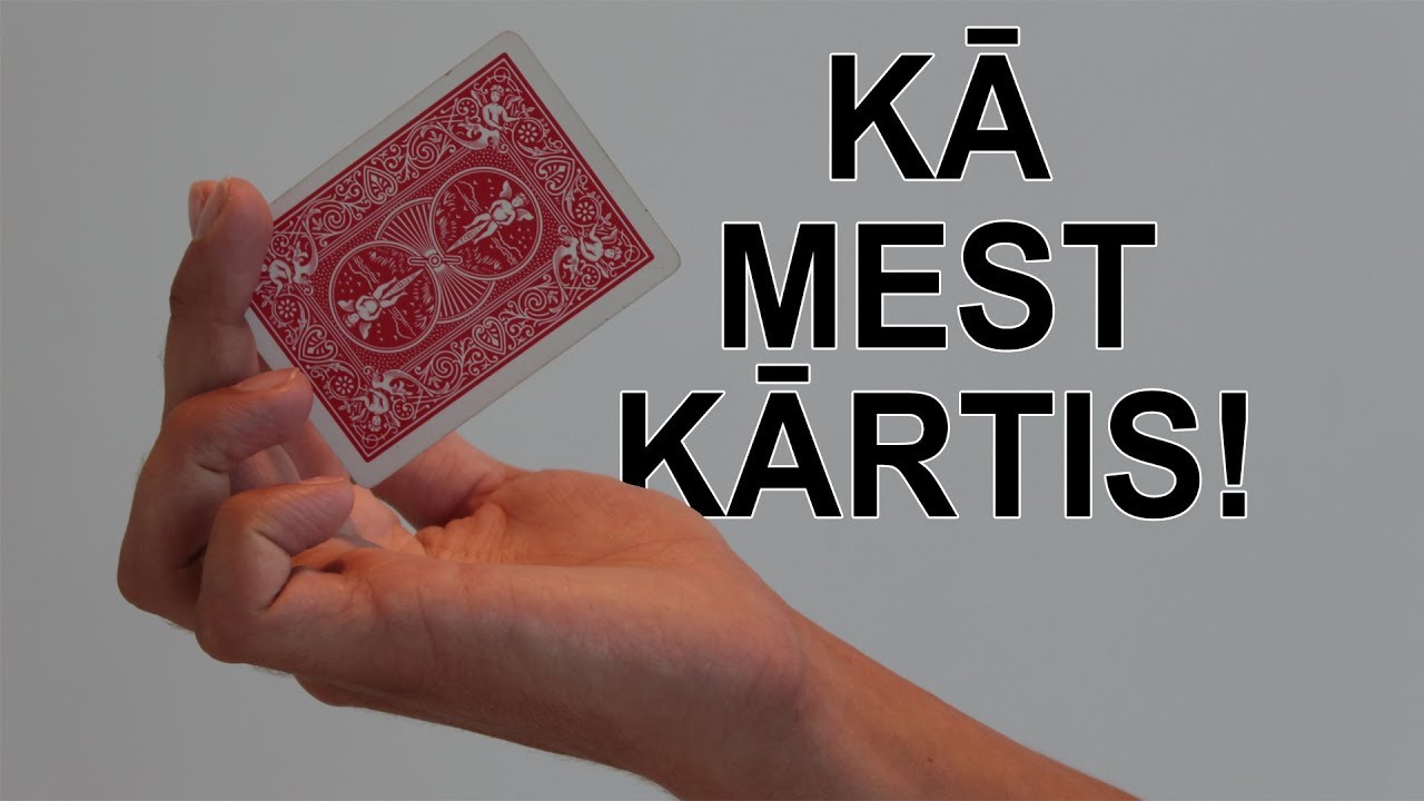 Kā mest kārtis!? | PAMĀCĪBA