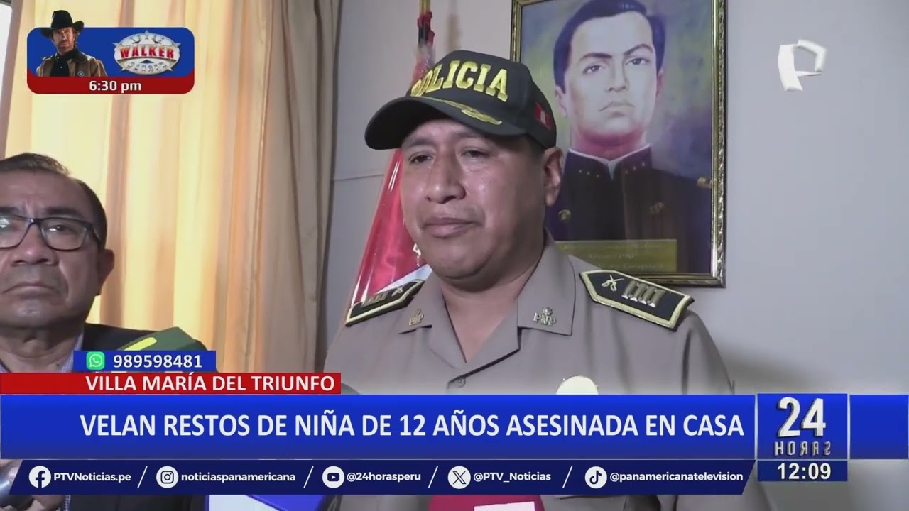 Familiares exigen justicia tras asesinato de niña de 12 años en Villa María del Triunfo