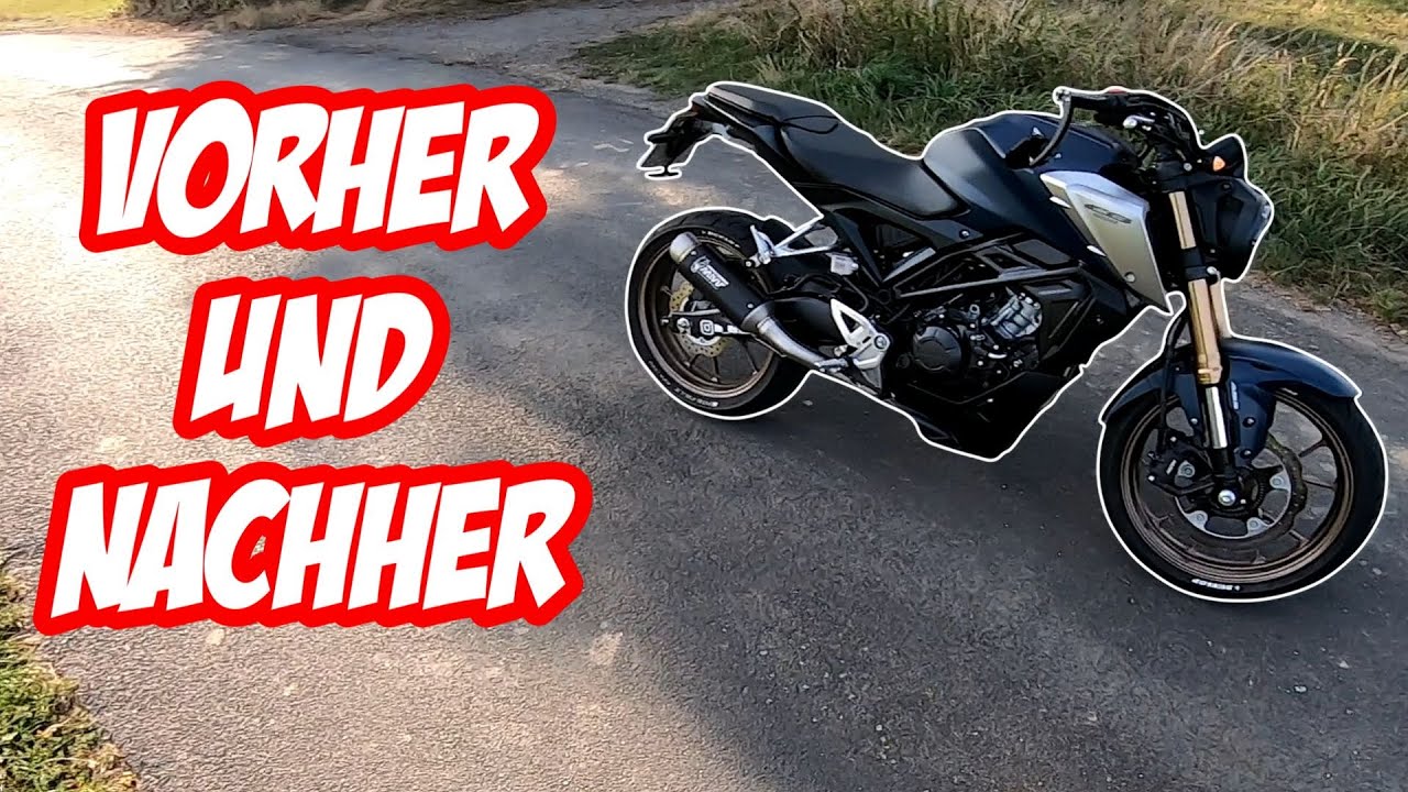 Ich fahre die neue Honda CB 125 R mit neuer MIVV-Anlage | Sound Vergleich | Mega Laut | Hartriders