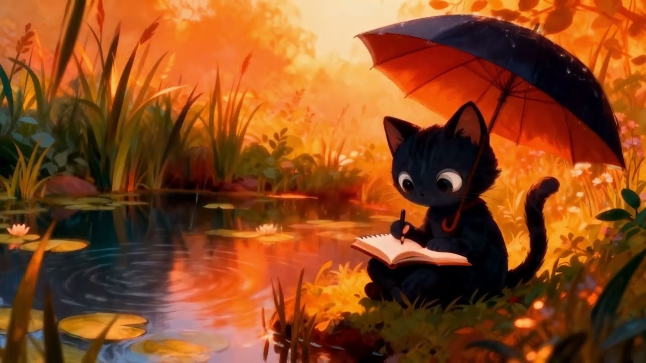 Lofi Classical Study Music with Rain ☔ | Calm Focus Music for Studying, Writing & Reading