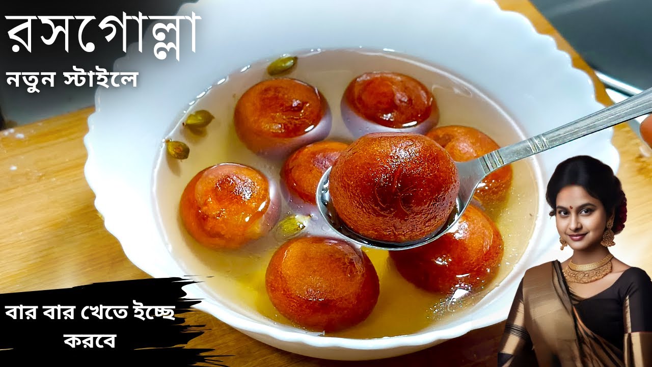 বার বার খেতে চাইবেন! ছানা ছাড়া এমন রসগোল্লা বানালে সবাই চমকে যাবে | Rasgulla Recipe Bangla