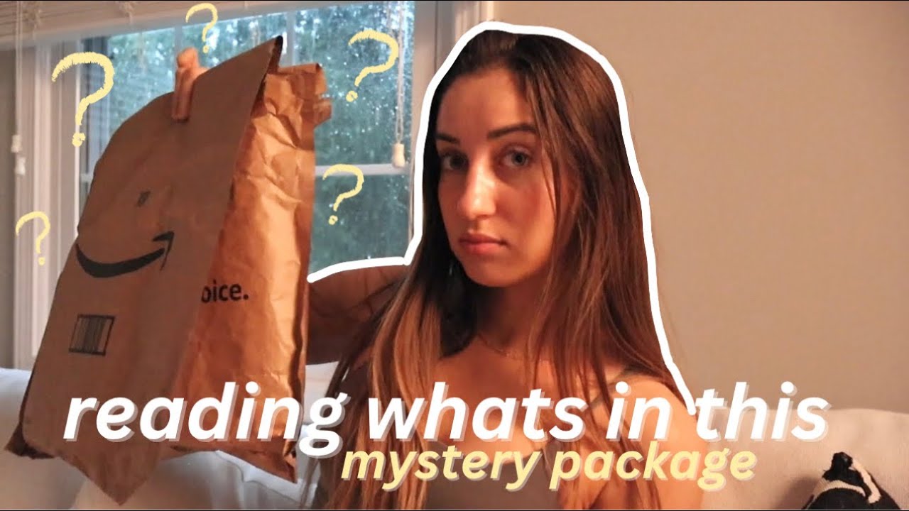 reading what's in this mystery package - cozy week of reading vlog