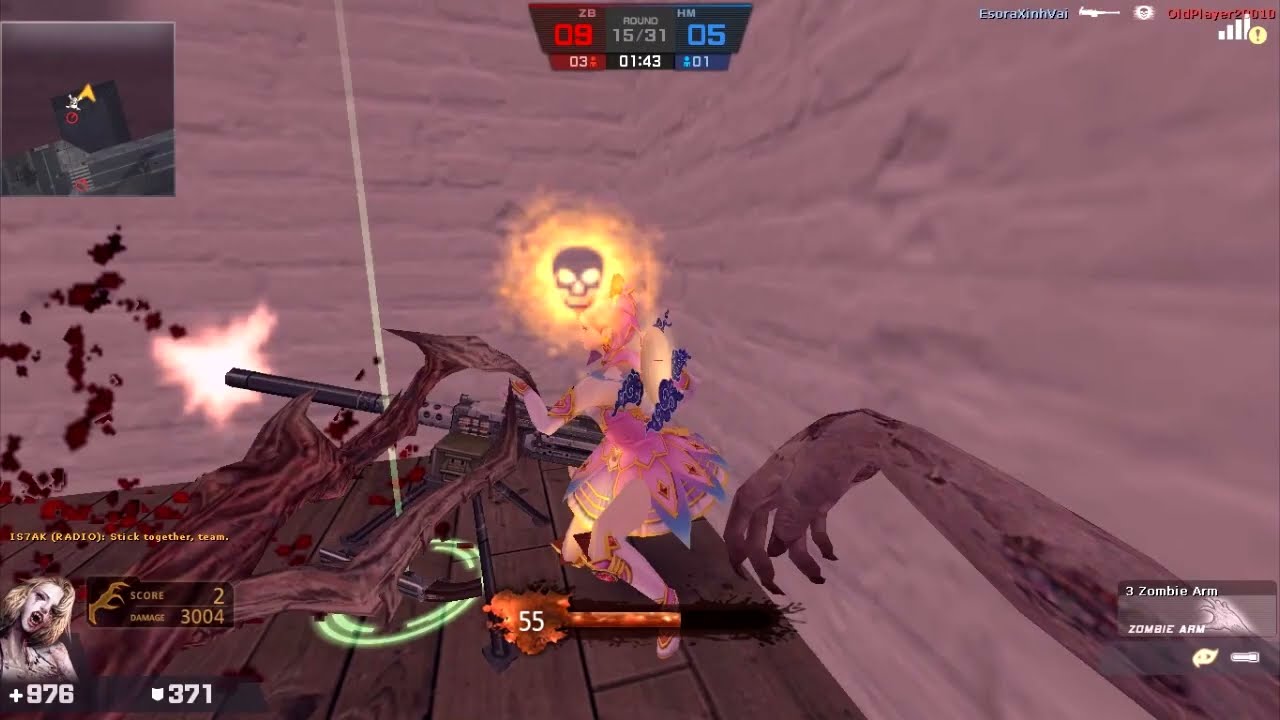 Intense Counter-Strike Nexon Zombies Gameplay - Zombie Darkness Mod