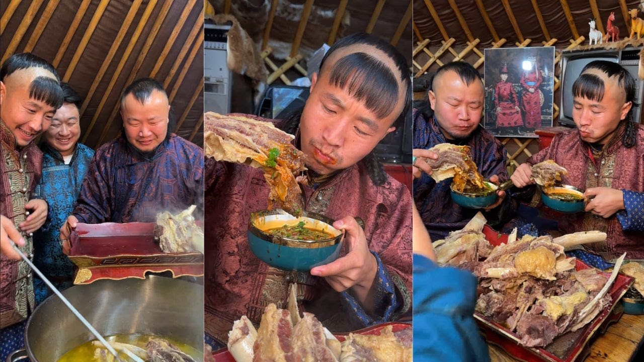 【巴達拉】黃膘牛排五花三層,肥瘦相間,味道徹底沒治了#内蒙美好推荐官 #草原美食 #黄膘牛排 #牧区生活