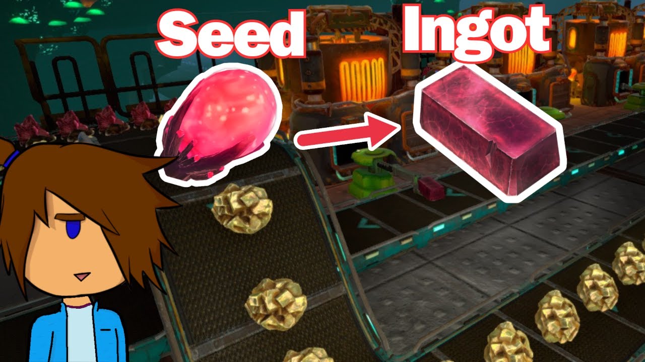 Creating Sesamite INGOTS From SEEDS! - Techtonica