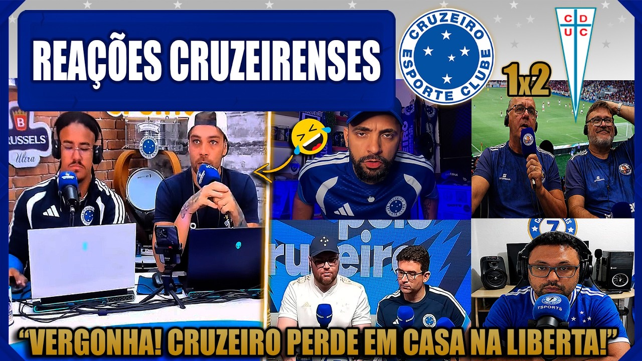 REA&Ccedil;&Otilde;ES CRUZEIRENSES - CRUZEIRO 1x2 UNIVERSIDAD CAT&Oacute;LICA -LIBERTADORES 2026 - VAMOS RIR DO CRUZEIRO!