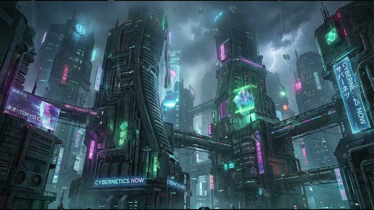 Tokyo Corp 2059 – Best CYBERPUNK Blade Runner VIBES Soundscape